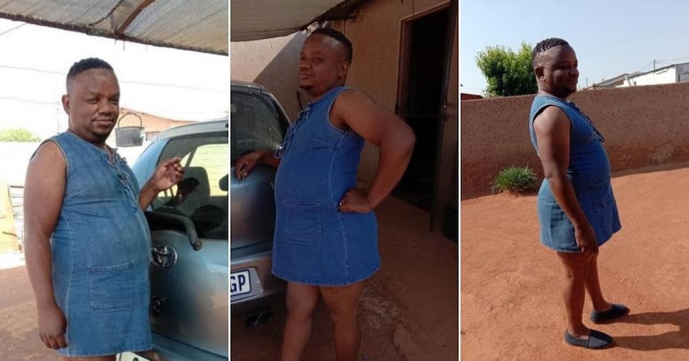 Photos surface online showing man rocking a dress, Mzansi reacts