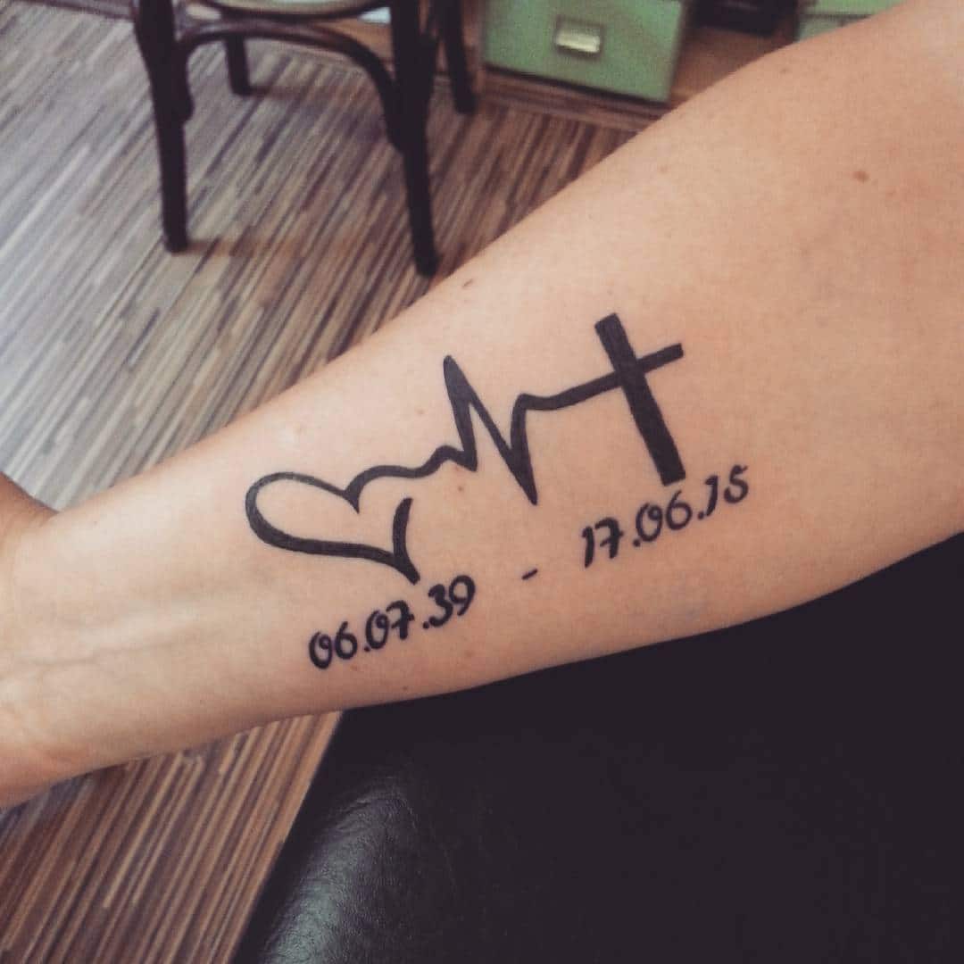 Heartbeat or EKG Line Tattoo Designs and Meanings - HubPages
