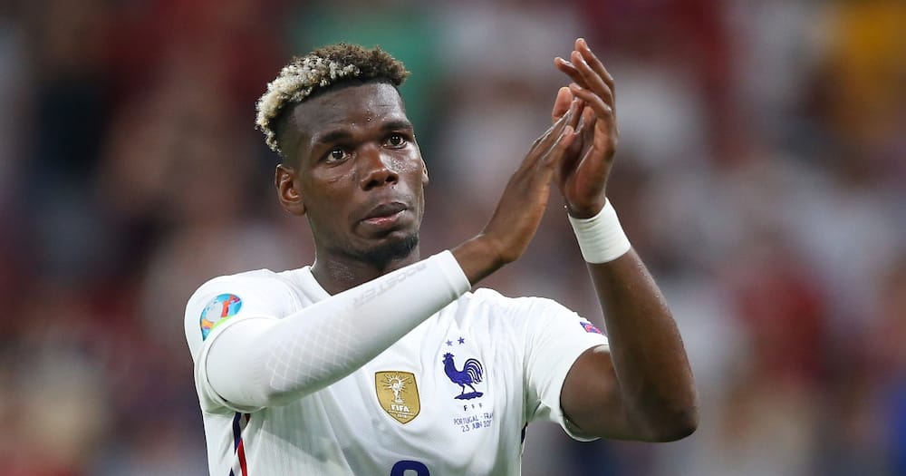 Paul Pogba playing for France