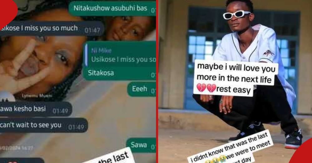 Woman told of by Kenyans for sharing chat with lover before he died in Kenyatta University bus accident