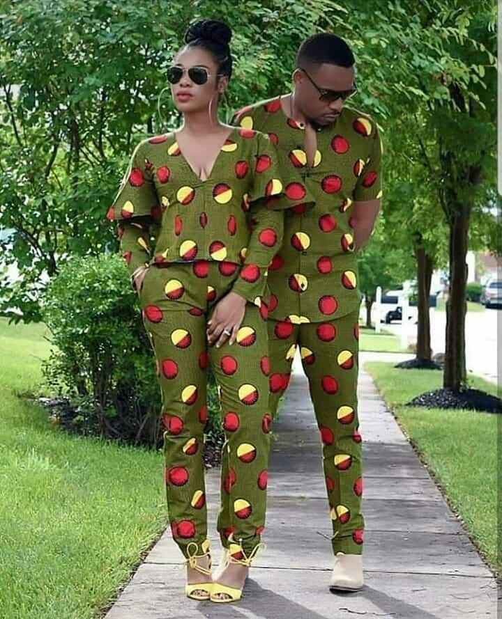 Kitenge fashion for couples sale