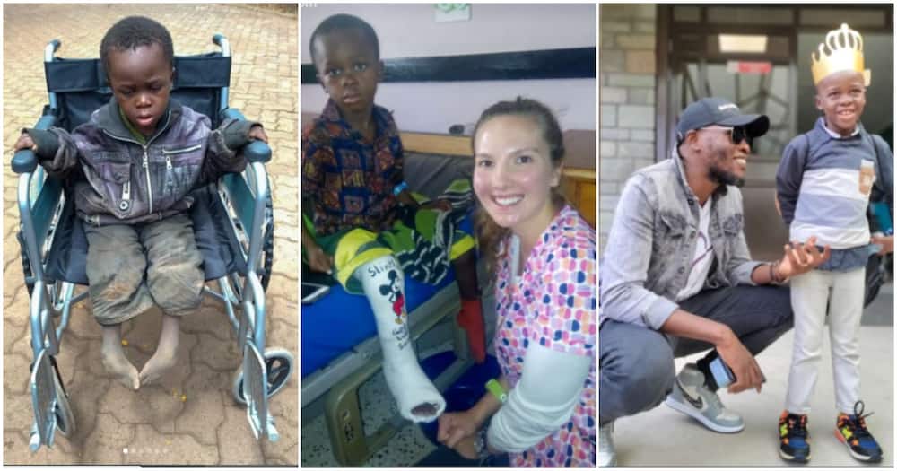 Streetboy with clubfoot looks to better future after life-changing surgery.