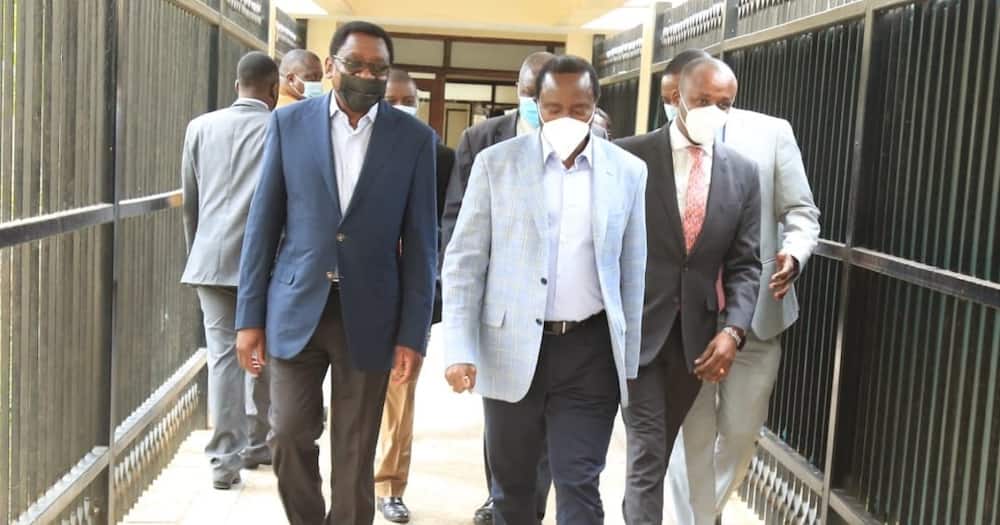 Wiper party leader Kalonzo Musyoka returned to the DCI headquarters months after being summoned over his Yatta land.