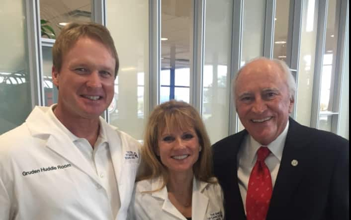 Jayson Gruden, Cindy Gruden, Michael Gruden and head coach Jon Gruden  News Photo - Getty Images