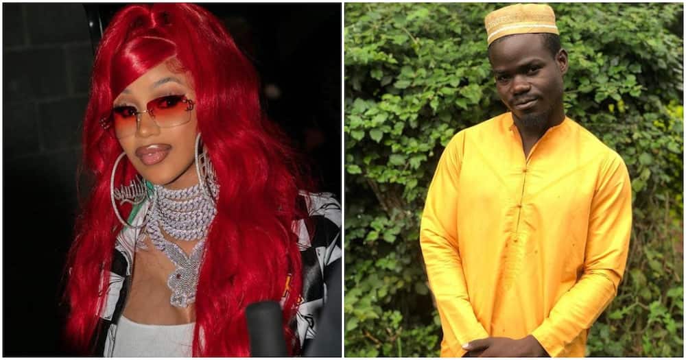 Mulamwah Leaves Kenyans in Stitches after Begging Cardi B to Reply to His DMs