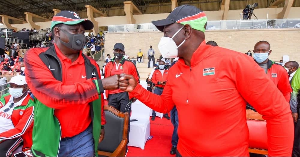 Raila Odinga and William Ruto. Photo: William Ruto.