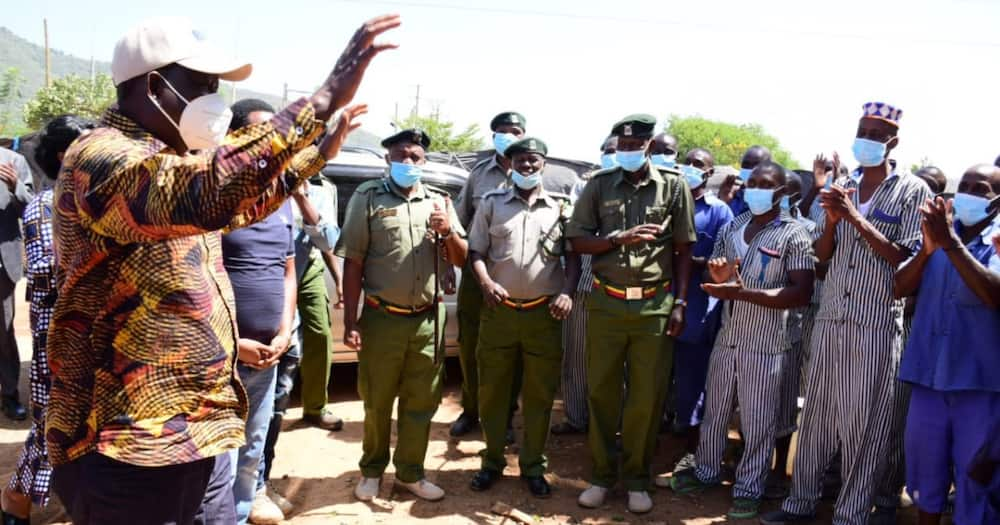 Raila reminisces his days in jail during interaction with Manyani Prison inmates