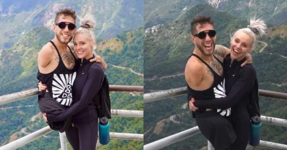 Woman carries disabled boyfriend up mountain: "That’s so sweet"