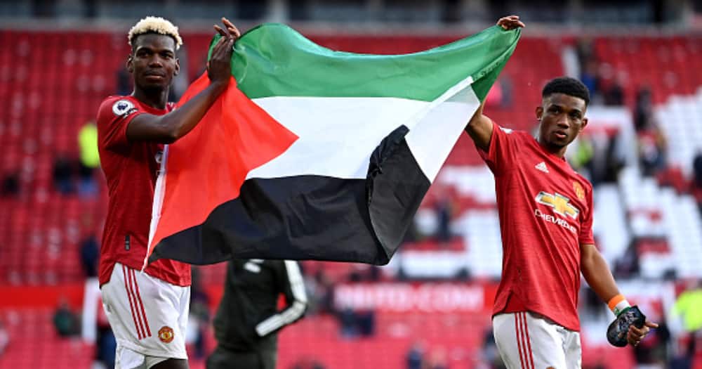 Man United Stars Carry Palestine Flag at Old Trafford During Lap of Honour