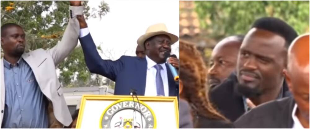 Kibra by-election: Raila endorses Imran Okoth in front of Mariga