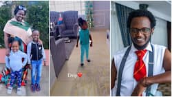 Prof Hamo's Wife Jemutai Shows Off Beautiful Kitchen, Swanky Living Room During Hangout with Her Kids