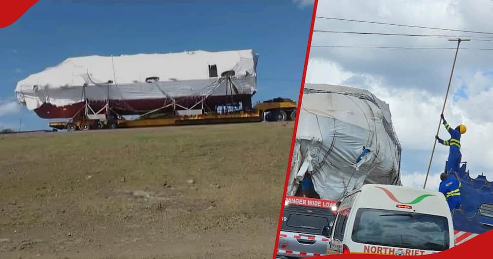 An abnormal load has been spotted crisscrossing the country