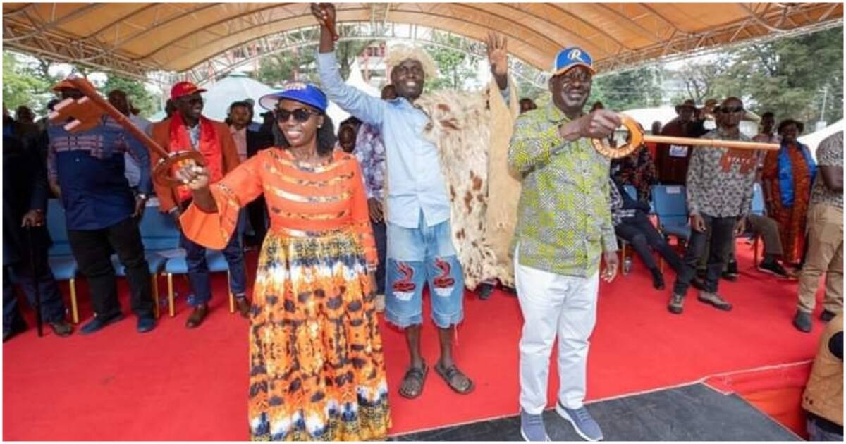 Raila Odinga, Martha Karua Receive Symbolic State House Keys During ...