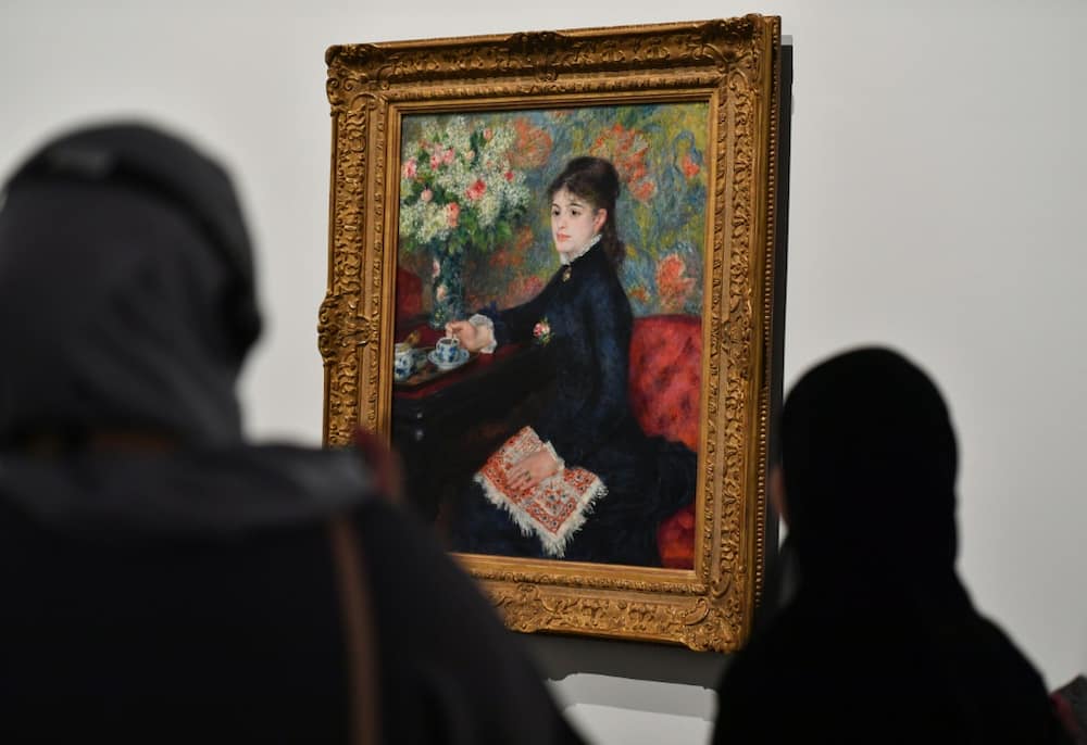 To mark its first five years, the Louvre Abu Dhabi acquired a special birthday gift, for an undisclosed price, Pierre-Auguste Renoir's masterpiece "The Cup of Chocolate"