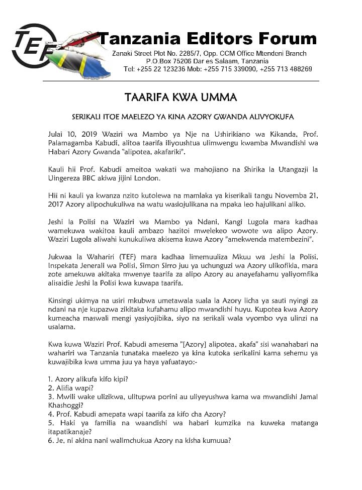 Tanzania: Waziri wa maswala ya kigeni ateketezwa mitandaoni kwa matamshi yake potovu