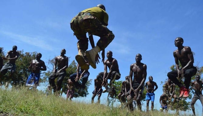 Kenya Defence Forces.