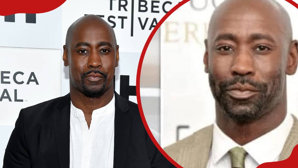D.B. Woodside attends "The Perfect Find" World Premiere at Tribeca Film Festival (L). A photo of Albert Ezerzer (R)