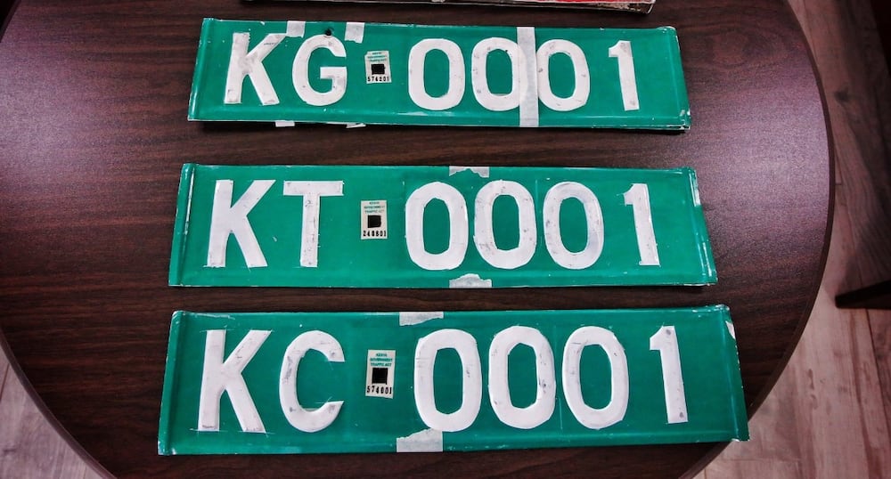 The new NTSA number plates