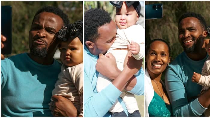 Pascal Tokodi Playfully Makes Faces as He, Wife Grace Ekirapa Bond with Baby Taking Selfies: "Blessed"