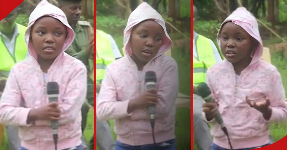 Abigail Kanana, a young girl from Meru talks about environmental conservation.