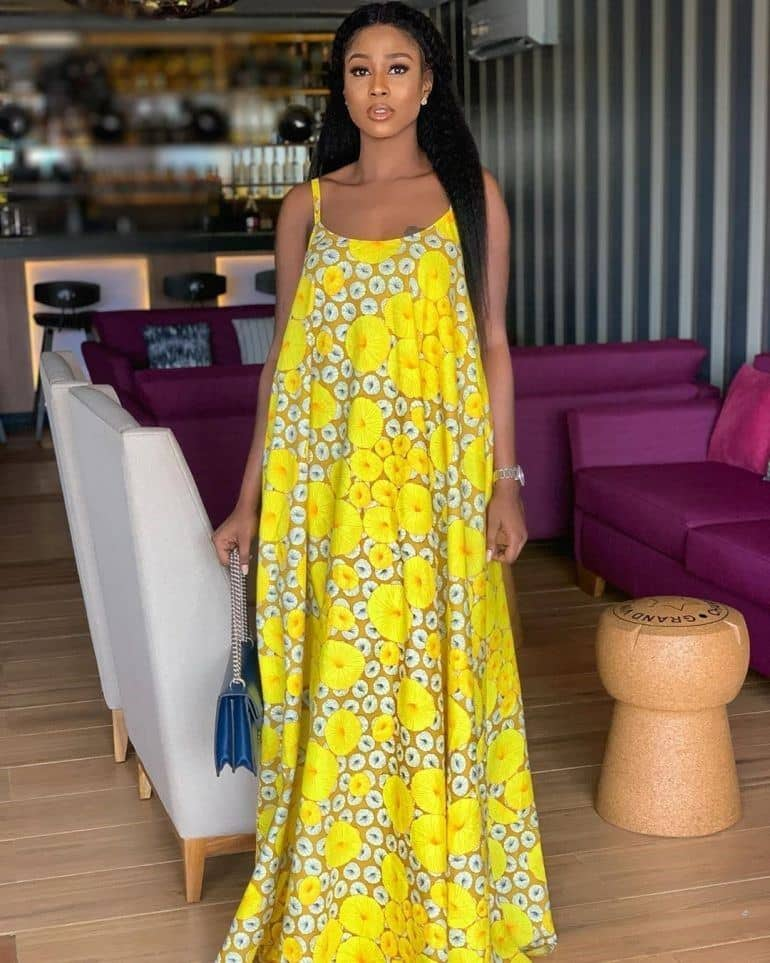 Ankara a 2024 line gown styles