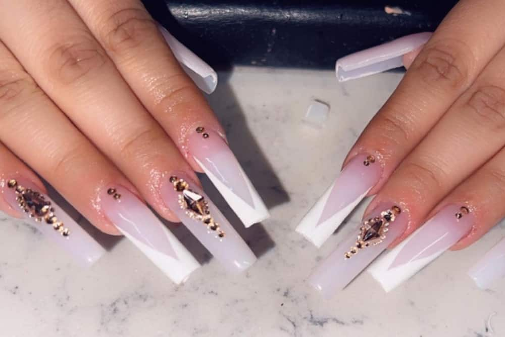 Square acrylic nail designs