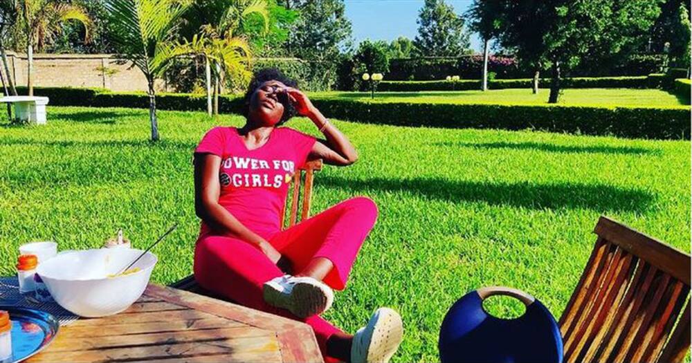 Akothee Lands in Rongo Mansion after 3 Months, Tells Visitors to Keep Off
