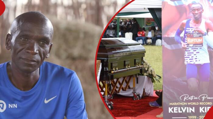 Kelvin Kiptum: Questions Linger as Eliud Kipchoge Fails to Attend Fallen Marathoner's Burial