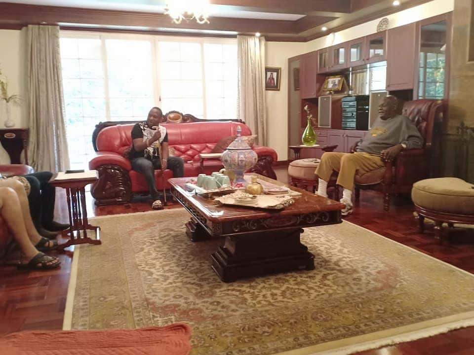 Mike Sonko visits former MP Fred Gumbo to seek advice on how to run county affairs better