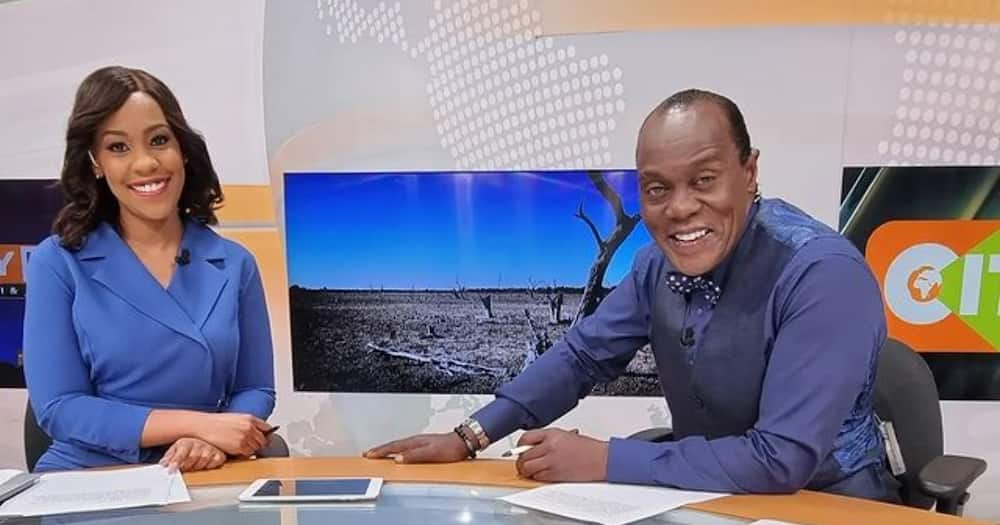 Victoria Rubadiri and Jeff Koinange pulled some moves to honour Eliud Kipchoge.