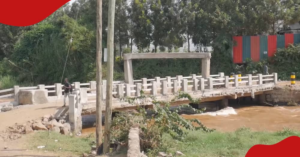 Restored bridge in Kiambu