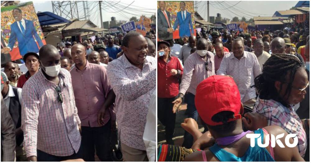 Uhuru at Kenyatta Market.