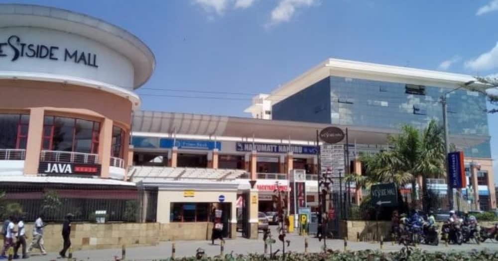Westside Mall in Nakuru hosts several banks.