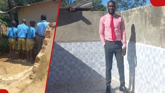 Kakamega Teacher Builds Modern Urinals for His Pupils after Raising Funds Online