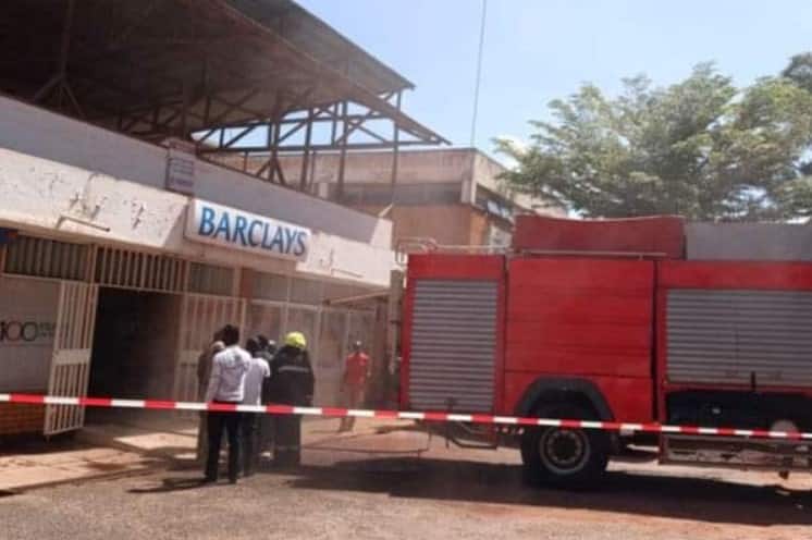 Murang'a: Barclays Bank branch on fire one day after KSh 11 million heist