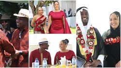 Gideon Moi's New Daughter-in-law Leaves Heads Turning during Traditional Wedding: "Kwani ni Mzungu"