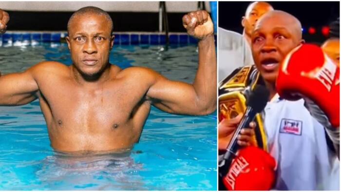 Karim Mandonga Wins Light Heavyweight Boxing Match Against Ugandan Kenneth Lukyamuzi in Nairobi