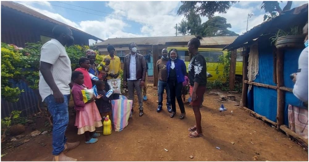 The woman identified as Jane Wanjiku Gachie lived with her three daughters and three sons in a one-roomed iron sheet house.