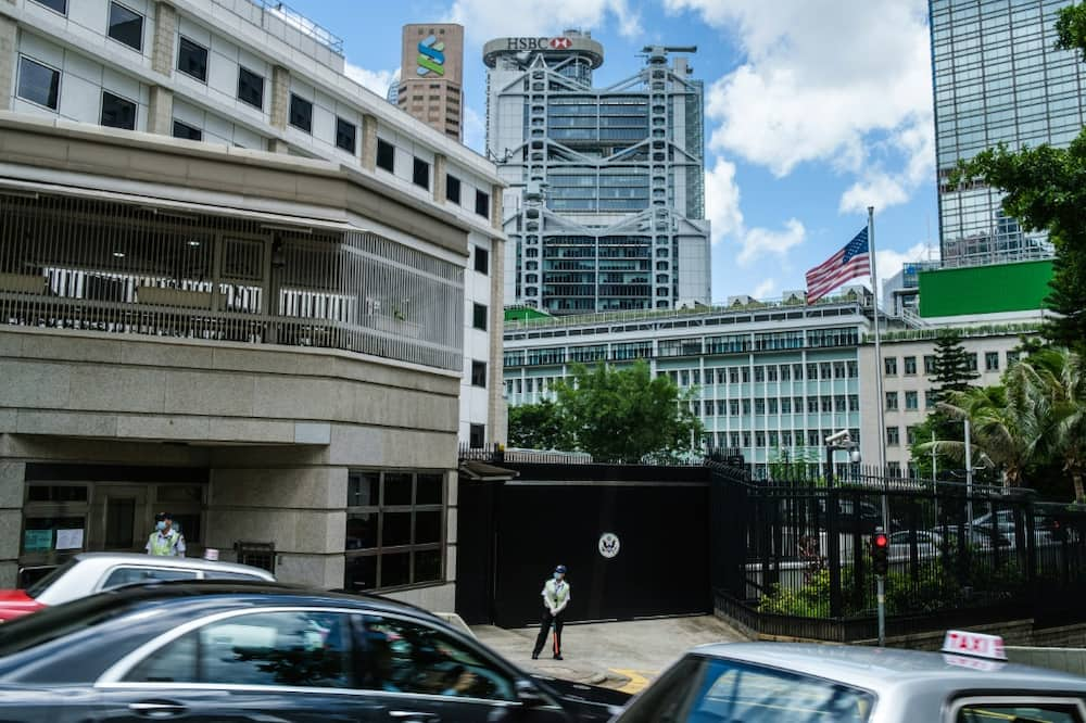 The US Consulate General building in Hong Kong. The departing US envoy said China should not be 'terrifed of dissenting opinions'