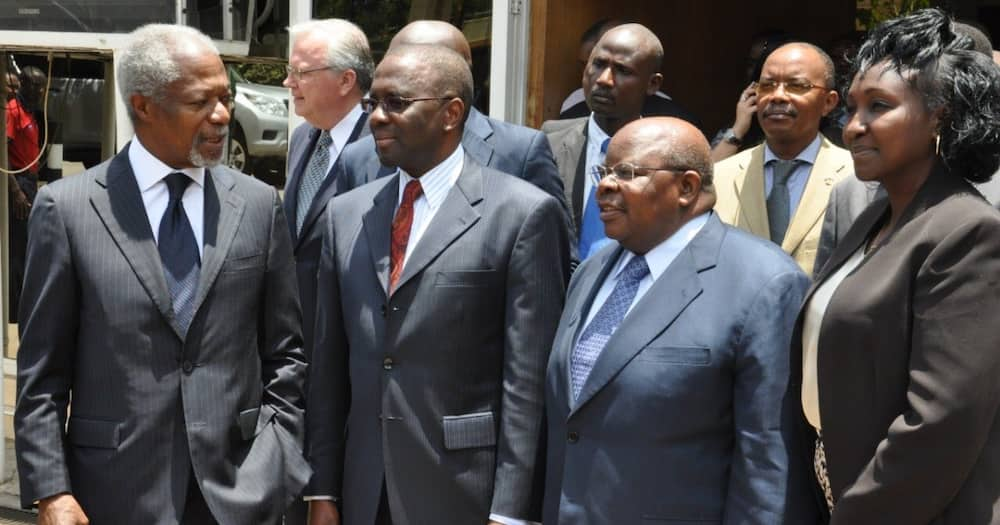 Former chief justice Willy Mutunga (second left). He is a lifelong activist, firm jurist who rose through ranks to become Kenya's 13th CJ.