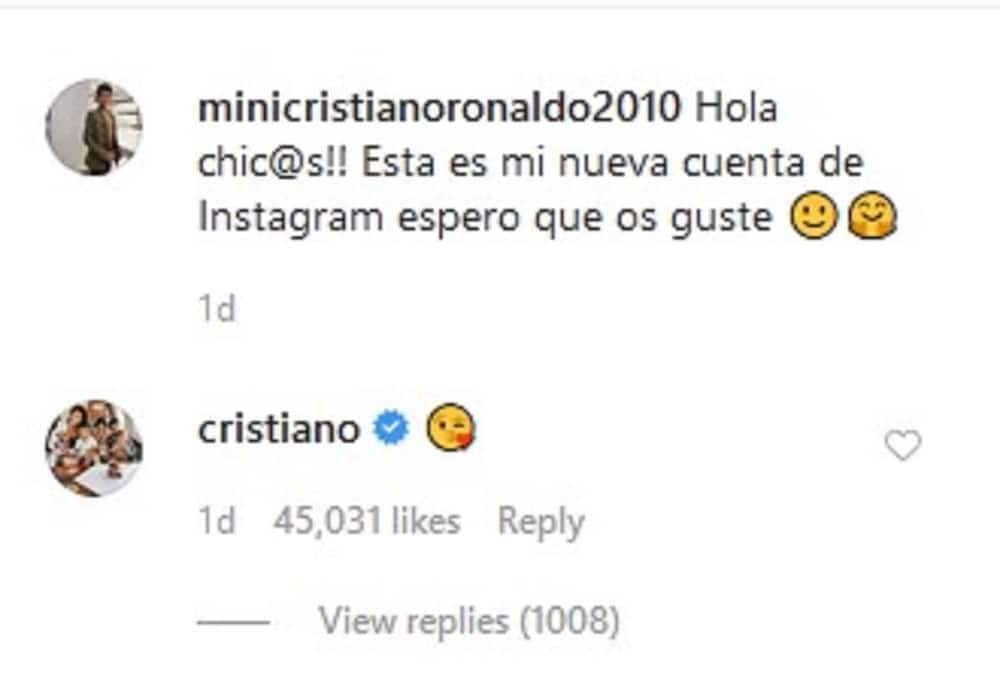 Cristiano Ronaldo's son joins Instagram, already has 979 000 followers