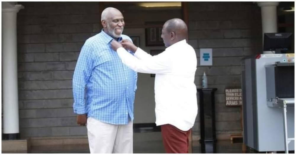 Deputy President William Ruto with Charles Nyachae at his Karen home. Photo: William Ruto.