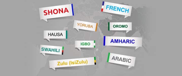 languages spoken in Africa