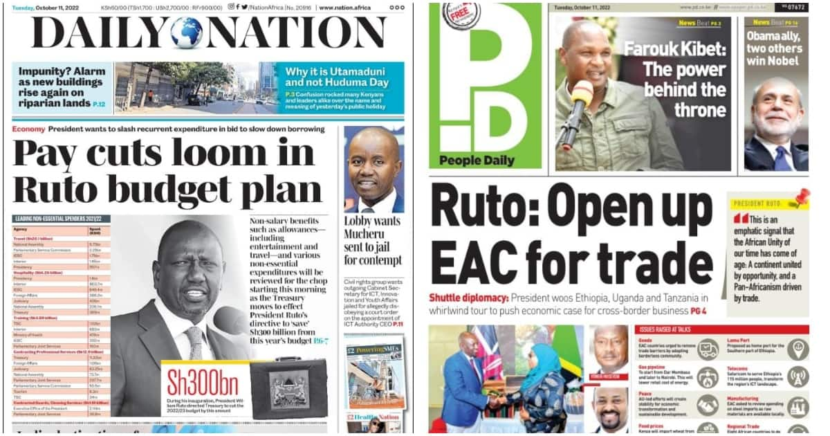 Kenyan Newspaper Review: Kenyans Divided Over Name Of October 10 Public ...