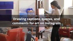 130+ drawing captions, quotes, and comments for art on Instagram