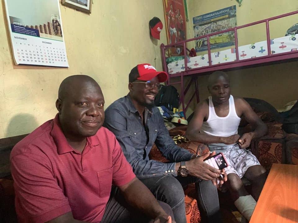 McDonald Mariga visits his supporters injured during Kibra by-election fracas