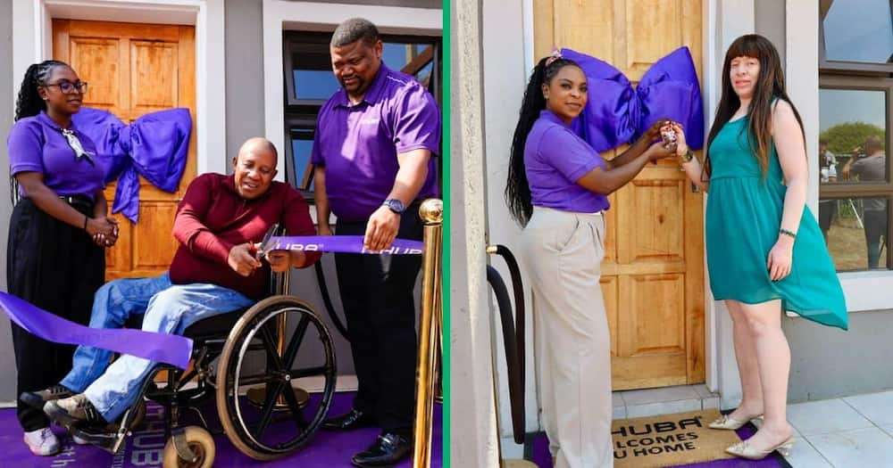 Johannesburg residents blessed with new homes