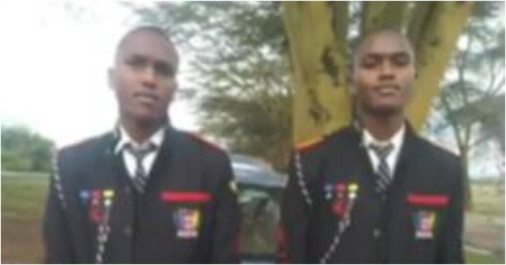 Patrick Mbugua and Gabriel Kamau. Photo: Citizen TV.