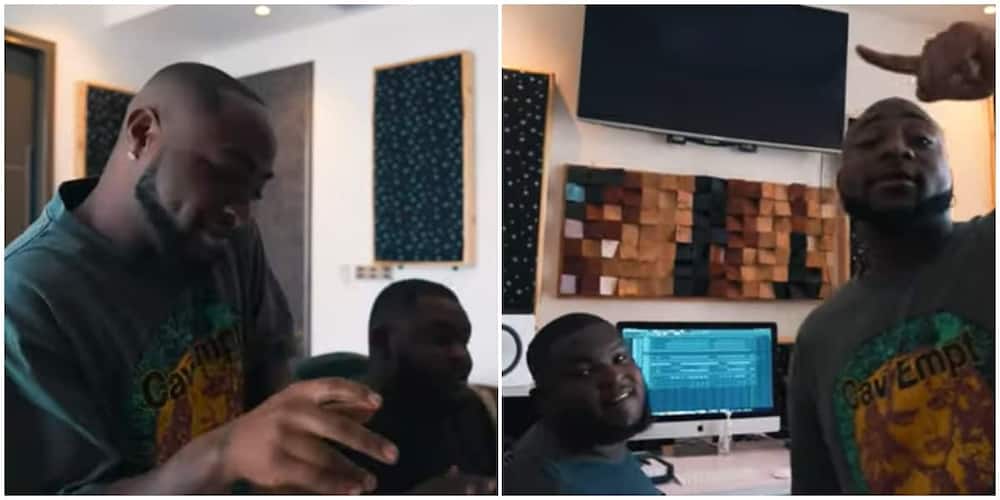 Singer Davido shares video showing how the beat of his 2020 hit song FEM was made