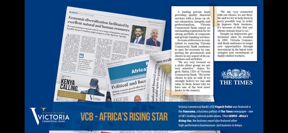 Kenya’s Victoria Commercial Bank gets high global credit rating